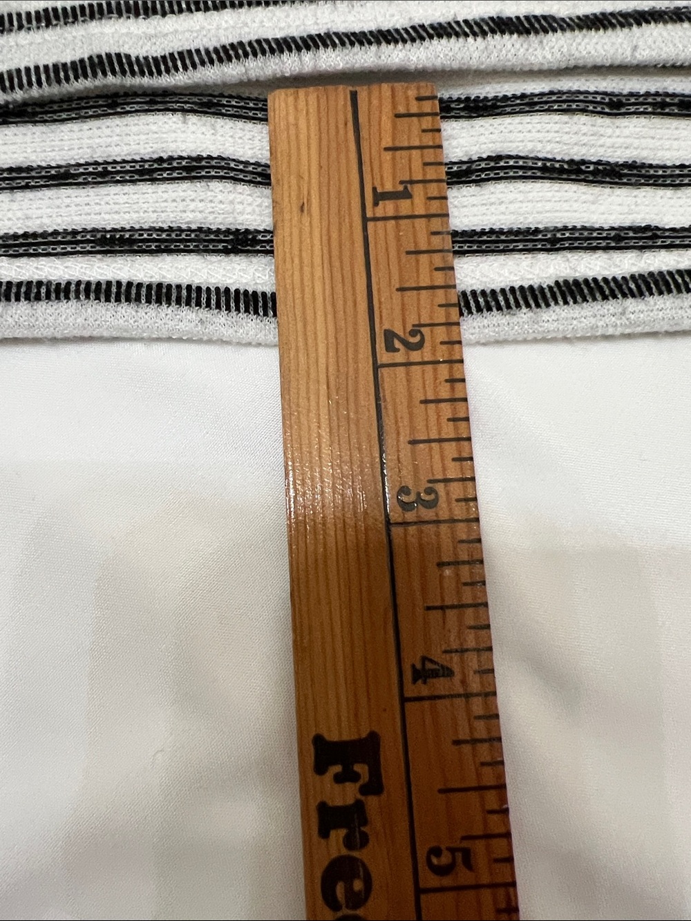 Christopher & Banks Black & White Striped Sleeveless Tunic High Low Hem Top - Picture 13 of 13